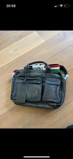 Leren Laptop Tas - Aktetas, Computers en Software, Laptoptassen, Ophalen, 15 inch, Gebruikt, Aktetas