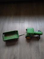 Antieke John Deere trekker met wagen groen, Ophalen of Verzenden