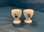 2 Frika Porcelain fine bone China egg holder, Ophalen of Verzenden, Zo goed als nieuw, Overige stijlen