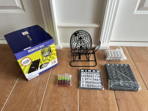 Bingo set met ijzeren korf- spel is nog geseald., Hobby en Vrije tijd, Gezelschapsspellen | Overige, Ophalen
