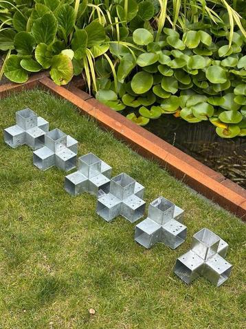 Pergola hoekstukken gegalvaniseerd - 6 x beschikbaar voor biedingen
