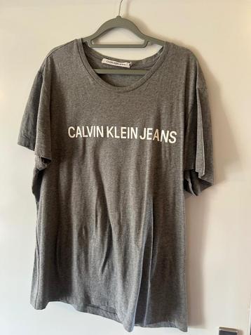 Calvin Klein Jeans T shirt heren maat L in nieuwstaat Grey beschikbaar voor biedingen