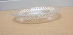 bord schaal glas roos, Antiek en Kunst, Antiek | Servies los, Ophalen of Verzenden