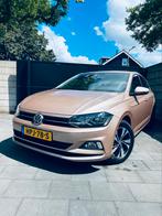 Volkswagen Polo Highline1.0 TSI 95pk 2018, Nieuwe APK,Navi., Voorwielaandrijving, Zwart, Leder en Stof, Handgeschakeld