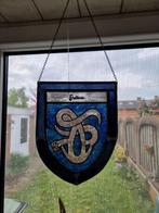 Glas in lood raamhanger Solteren, Antiek en Kunst, Antiek | Glas en Kristal, Ophalen of Verzenden