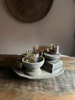 PMR sober plateau beton, Huis en Inrichting, Woonaccessoires | Dienbladen, Ophalen, Zo goed als nieuw, Rond, Hout