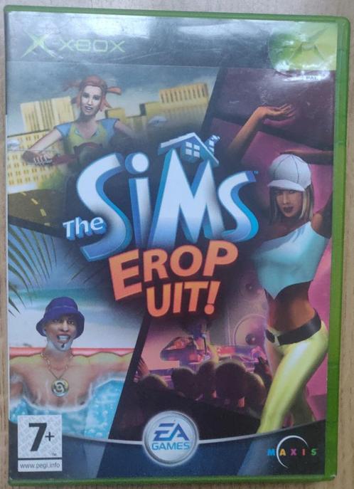 The Sims: Erop Uit! / The Sims: Bustin' Out! met boekje, Spelcomputers en Games, Games | Xbox Original, Gebruikt, Simulatie, 1 speler