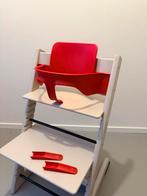 Stokke triptrap babyset rood, Kinderen en Baby's, Kinderstoelen, Ophalen of Verzenden, Gebruikt, Meegroeistoel