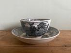 Antiek Kop en Schotel, Petrus Regout, decor Pretty, Antiek en Kunst, Ophalen of Verzenden