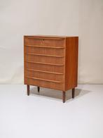 Ladekast teakhout Deens vintage jaren '60, Huis en Inrichting, Kasten | Ladekasten, Ophalen, 100 tot 150 cm, -, Teakhout