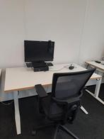 Werkplek/zit-sta bureau, in hoogte  elektrisch verstelbaar, Huis en Inrichting, Bureaus, Ophalen, Elektrisch, Gebruikt, Bureau