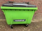 Afvalcontainer 660 liter, Ophalen, Gebruikt, Kunststof