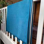 Blauwe gordijnen, Huis en Inrichting, Stoffering | Gordijnen en Lamellen, Ophalen, Zo goed als nieuw, 100 tot 150 cm, 200 cm of meer