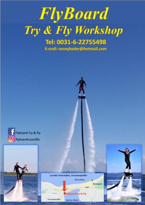 Flyboard Try & Fly, Watersport en Boten, Duiken, Nieuw, Ophalen of Verzenden