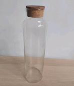 Vaas / fles (glas met kurken stop), Minder dan 50 cm, Glas, Gebruikt, Ophalen of Verzenden
