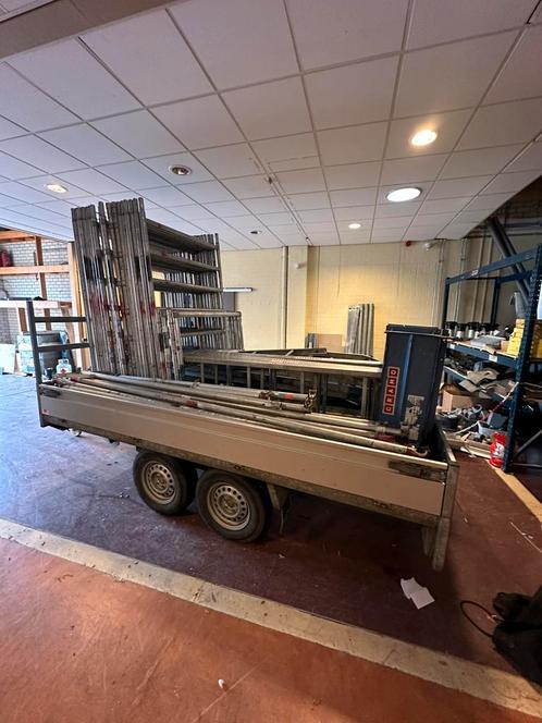 Aanhanger+steiger+ladderlift te koop, Zakelijke goederen, Machines en Bouw | Liften, Steigers en Ladders, Ophalen