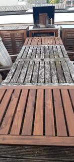 Ikea Applaro tuintafel uitklapbaar zie foto's, Ophalen, Gebruikt, Rechthoekig, Hout