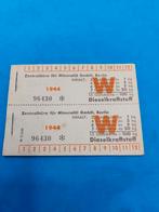 Duitse WO2 Diesel ration coupons 1944, Ophalen of Verzenden, Landmacht, Duitsland, Boek of Tijdschrift