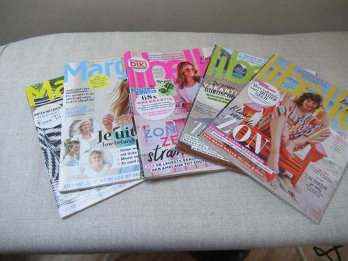 3 x LIBELLE 2024 + 2 x MARGRIET, vakantie leesvoer, Boeken, Tijdschriften en Kranten, Gelezen, Damesbladen, Ophalen of Verzenden