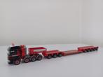Herpa Mammoet MAN trekker met Goldhofer trailer 3+5, Hobby en Vrije tijd, Modelauto's | 1:87, Ophalen of Verzenden, Zo goed als nieuw