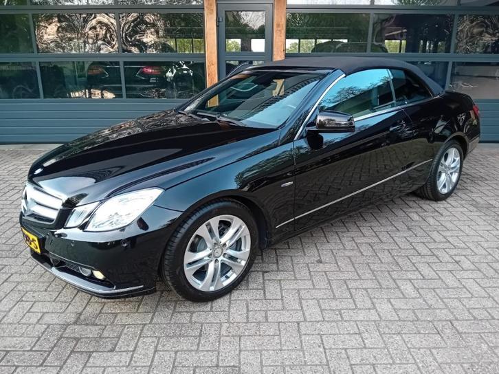 E200 CGi Aut Cabriolet *LEER *NAVI *XENON *AIRSCARF *NW ST, Auto's, Mercedes-Benz, Bedrijf, E-Klasse, ABS, Airbags, Airconditioning