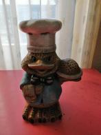 Grote spaarpot van een eend als kok, Verzamelen, Spaarpotten, Ophalen of Verzenden