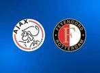 Ajax - Feyenoord 2 kaarten naast elkaar vak 417 rij 3, Tickets en Kaartjes, Twee personen, December