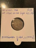Trier, Erzbistum Petermännchen 1672, Ophalen of Verzenden, Duitsland, Zilver