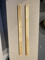 Lundia Achterwanddorpels 80cm (2 stuks) (blank), Ophalen, Gebruikt