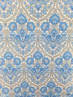 11724 Zacht blauw barok behang met lichte elegantie swiet, Huis en Inrichting, Stoffering | Behang, Verzenden, Minder dan 10 m²
