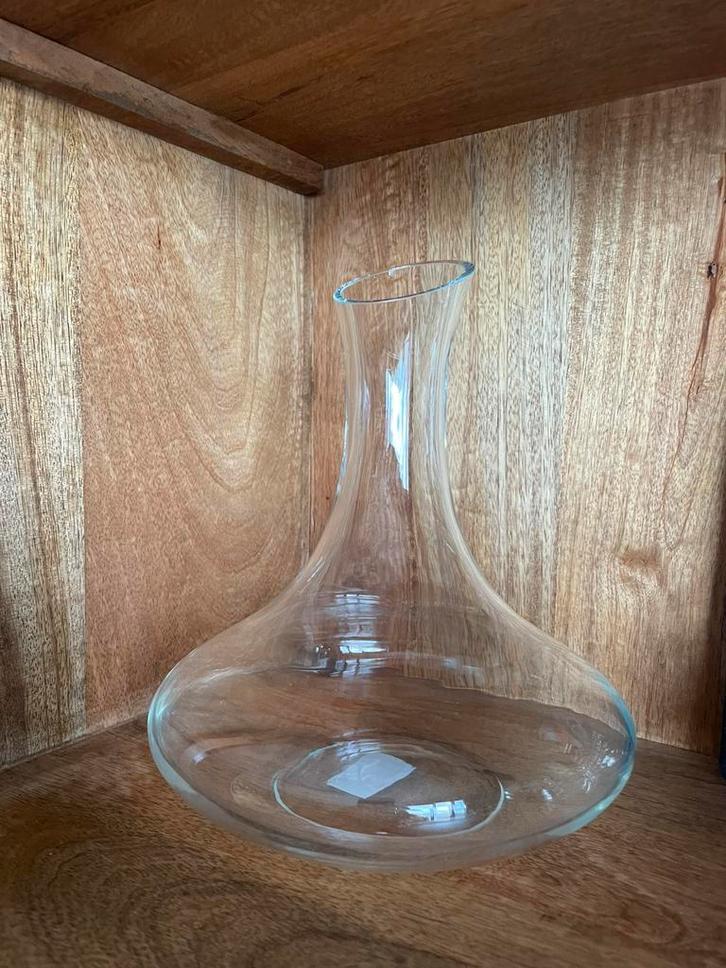 Mooie, glazen wijnkaraf, Antiek en Kunst, Antiek | Glas en Kristal, Ophalen of Verzenden