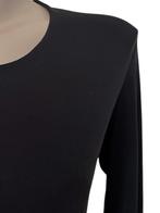 Marithe Francois Girbaud shirt lange mouw S, Verzenden, Zwart, Zo goed als nieuw, Maat 36 (S)