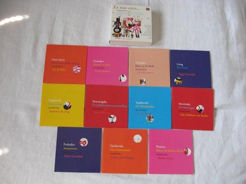 Er was eens..- 11 CD box muzikale sprookjes verteld door.., Boeken, Luisterboeken, Cd, Ophalen of Verzenden