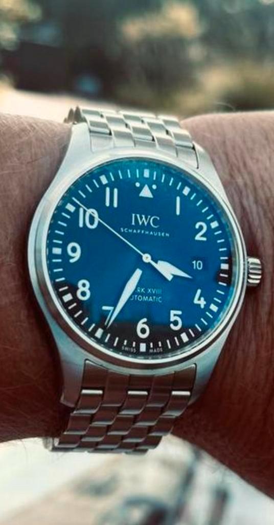 IWC Mark XVlll automatic met garantie!, Sieraden, Tassen en Uiterlijk, Horloges | Heren, Zo goed als nieuw, Polshorloge, Overige merken