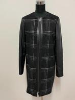 Jas62 - Zwart-witte Ted Baker jas mt 3=40 nwprijs €550 (1), Kleding | Dames, Ophalen of Verzenden, Zo goed als nieuw, Maat 38/40 (M)