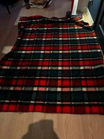 Dekens zuiver scheerwol - rode ruit, Ophalen of Verzenden, Gebruikt