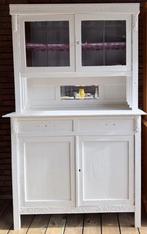 Mooie witgeverfde buffetkast, Ophalen, Gebruikt, 100 tot 150 cm, 150 tot 200 cm