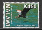 Malawi 2014 Def serie Lake Malawi vogel visarend, Verzenden, Overige landen, Gestempeld