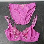 Bh en slip roze maat 38 / beha 80 C, Ophalen of Verzenden, Roze, Setje
