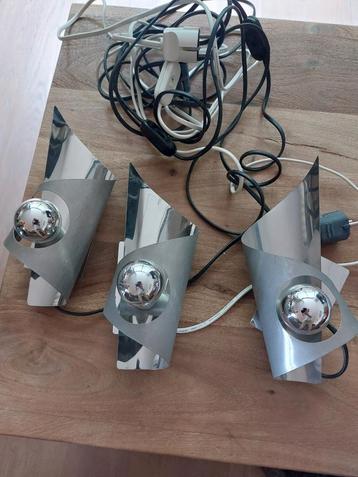 Set van 3 Wandlampen - Modern Design beschikbaar voor biedingen