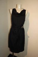 Hugo Boss zijde jurk lovertjes werk op de rug zilver mt M, Maat 38/40 (M), Verzenden, Zwart, Zo goed als nieuw