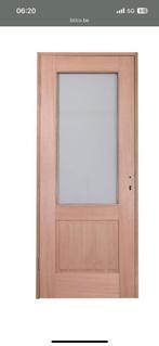Hardhouten buitendeur, Ophalen, 80 tot 100 cm, Nieuw, Buitendeur