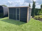 Hondenkennel met nachthok | 316 x 280 x 196 cm, Ophalen of Verzenden, Nieuw, 110 cm of meer, 100 cm of meer