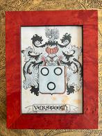Wapen van Versteegh in lijst 13x18cm, Ophalen of Verzenden, Zo goed als nieuw, Hout, Minder dan 50 cm