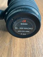 Sigma 70 - 200 Macro F2.8, Audio, Tv en Foto, Fotografie | Lenzen en Objectieven, Telelens, Zo goed als nieuw, Zoom, Ophalen