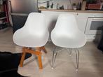 Kubikoff kuipstoeltjes wit, Huis en Inrichting, Stoelen, Ophalen, Gebruikt, Twee, Wit
