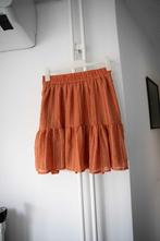 Oranje/roestbruine rok Ichi maat 38, als nieuw, Maat 38/40 (M), Oranje, Ophalen of Verzenden, Zo goed als nieuw