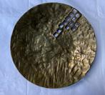 Schaal design object brons Brutalistisch, Verzenden, Brons