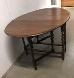 Engelse antieke hangoor tafel ovaal eiken, Antiek en Kunst, Antiek | Meubels | Tafels, Ophalen