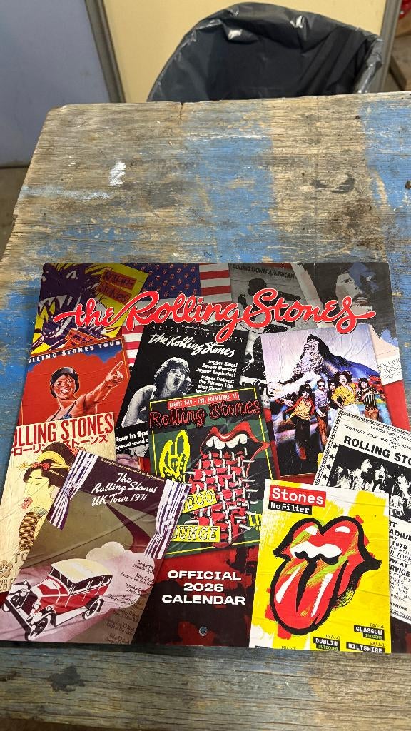 Rolling Stones kalender 2026, Ophalen, Maandkalender, Nieuw